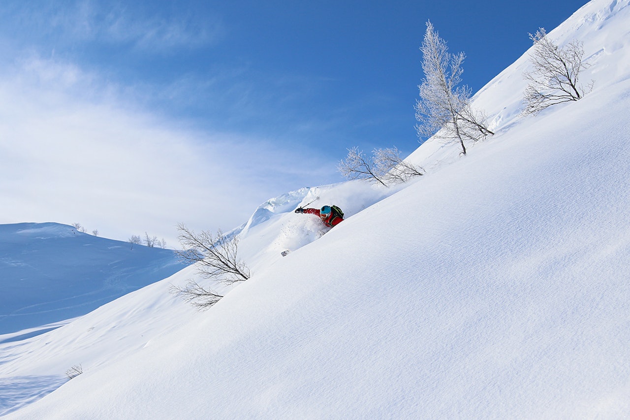 PUDDER: Voss var blant stedene som utmerket seg i helga. Foto: Tor-Einar Wahl Pudder på Voss
