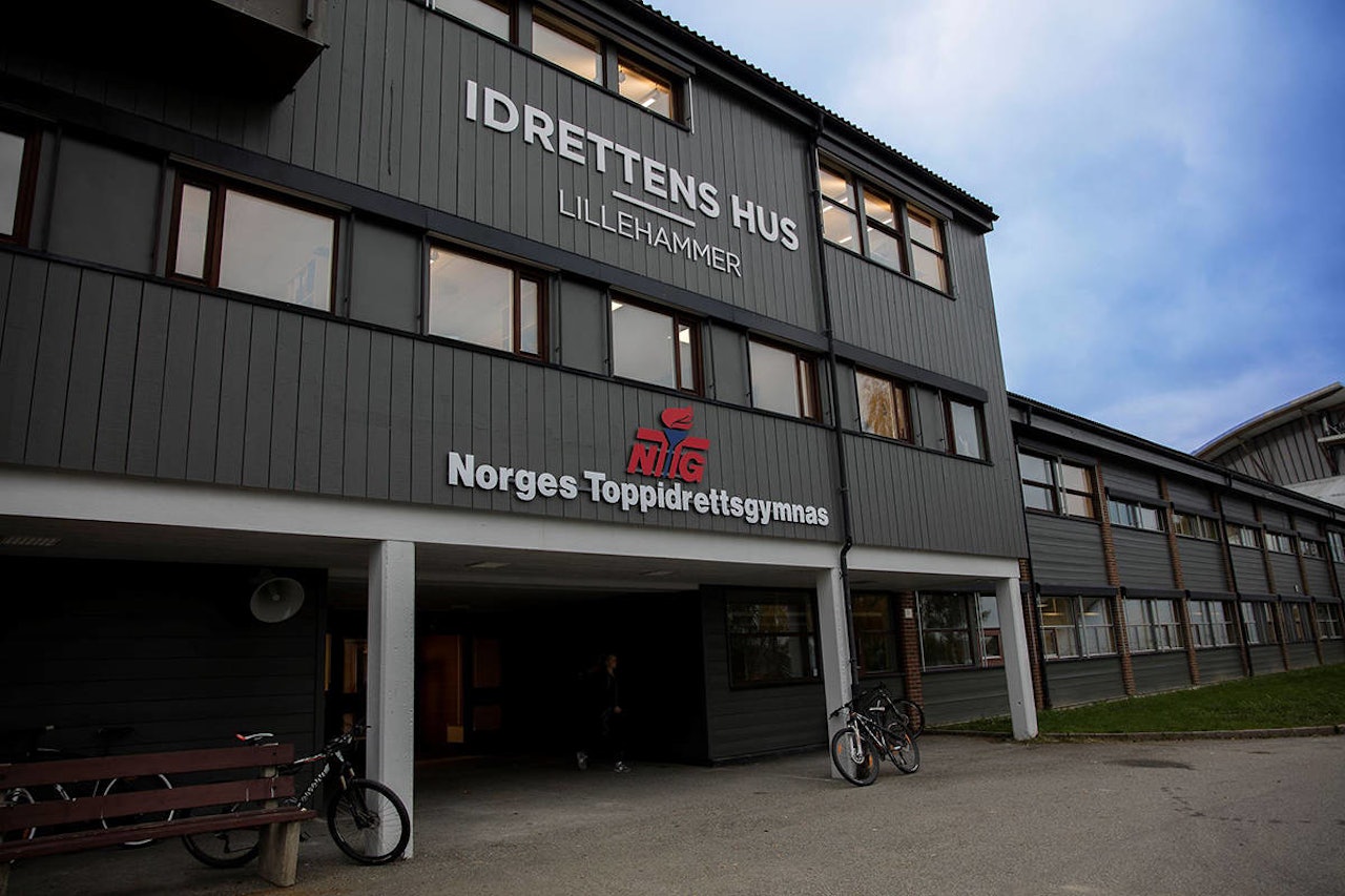 SMITTET: Det er her på NTG Lillehammer at tre er smittet. Foto: NTG NTG