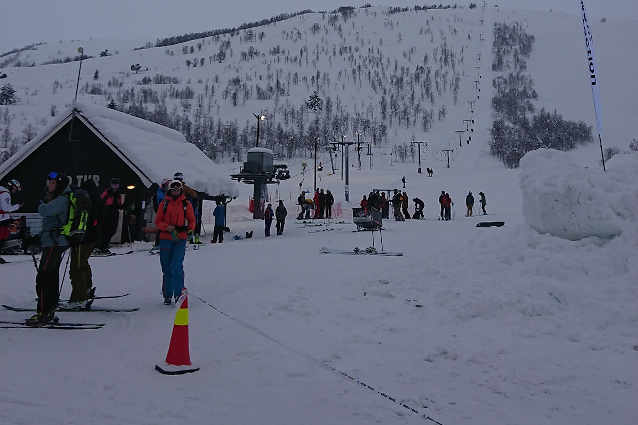 Nederst i Sogndal skisenter