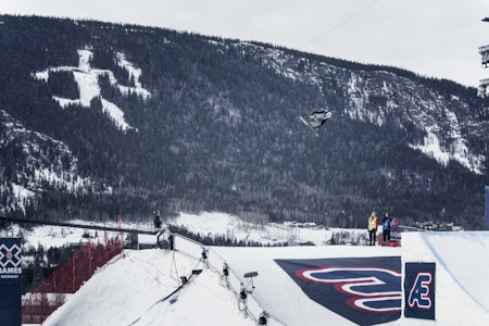 STØTTE: X Games får 15 millioner kroner i støtte fra regjeringen, og jobber nå med å få på plass et arrangement i Hafjell. Her med Øystein Bråten i 2017. Foto: Kyle Meyr / Red Bull Content Pool