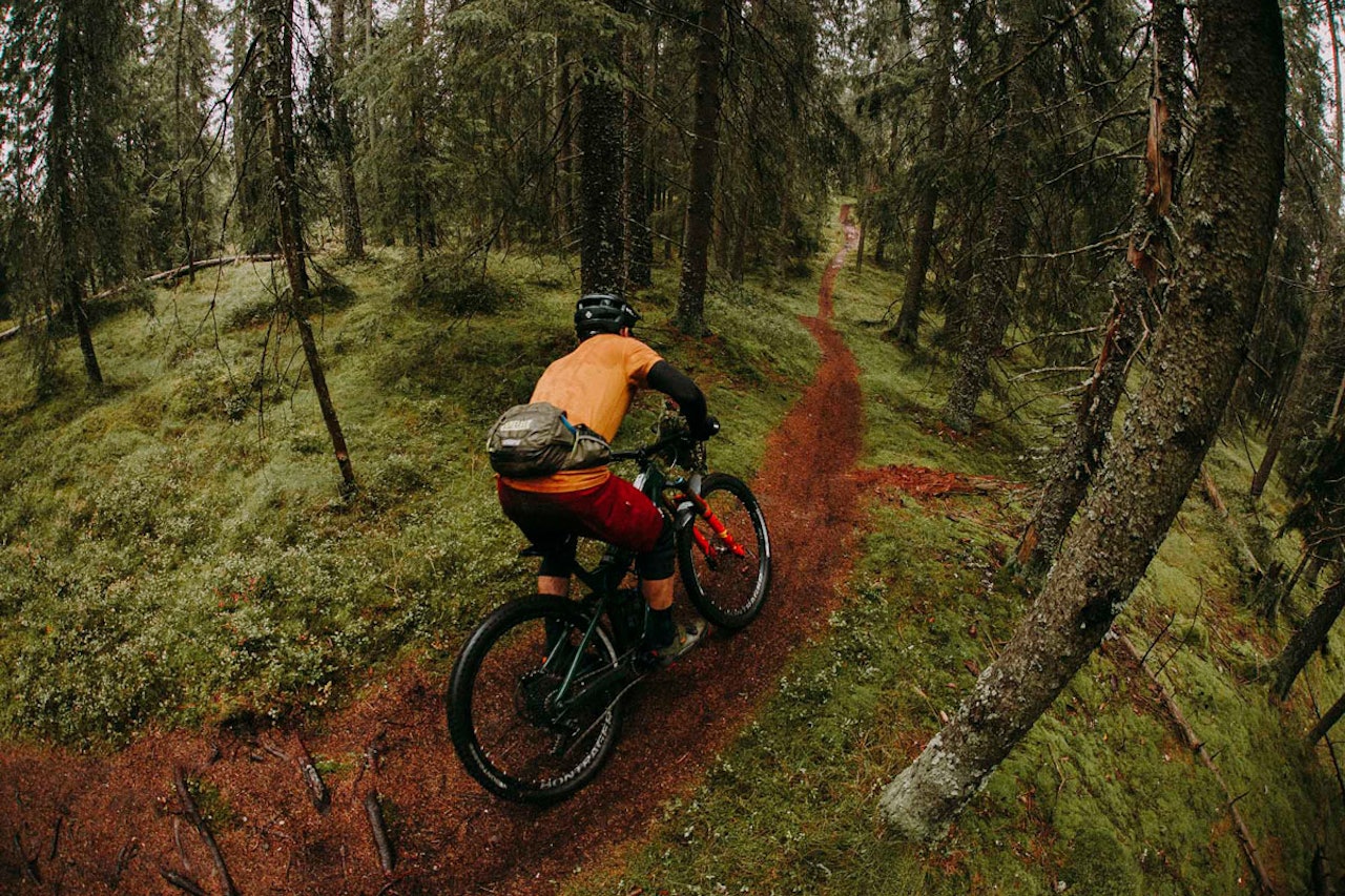 VERDENSKLASSE: Få hovedsteder i verden kan konkurrere med Oslo når det gjelder lett tilgjengelig og bra stisykling. Foto: Kristoffer Kippernes stisykling oslo