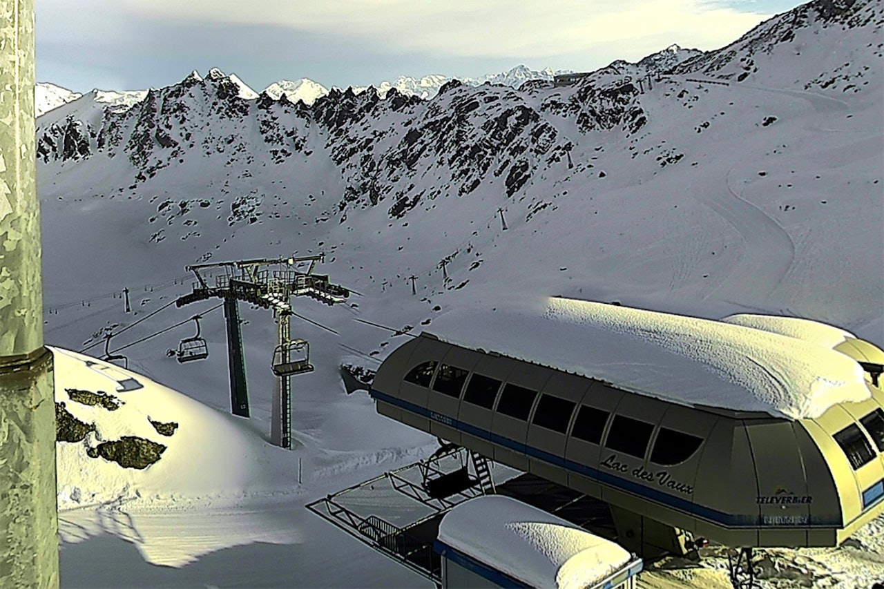 OMKOM: Det er i dette området mannen omkom. Foto: Verbier Verbier skade