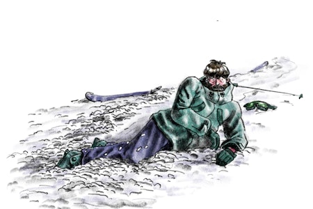 SOLOSPILL: Er det de introverte eller ekstroverte som er best på ski? Illustrasjon: Didrik Magnus-Andresen SOLOSPILL: Er det de introverte eller ekstroverte som er best på ski? Illustrasjon: Didrik Magnus-Andresen