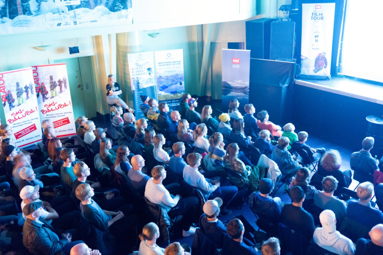 FULLT HUS: Både Bergen og Stavanger (bildet) var utsolgt under årets Film Tour. Foto: Petter Westgaard FULLT HUS: Både Bergen og Stavanger (bildet) var utsolgt under årets Film Tour. Foto: Petter Westgaard