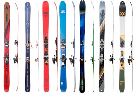 BRUKTSKI: På ulike bruktmarkeder finner du en rekke gode ski til god pris. Her viser vi deg noen du trygt kan kjøpe - også i 2020. Foto: Fri Flyt skitest Bruktski bruktmarked toppturski frikjøringsski