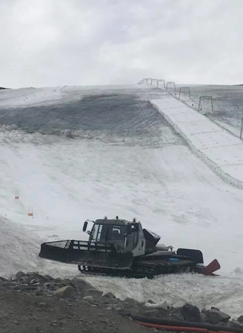 STENGT: Slik så det ut da Juvass stengte i fjor. Foto: Galdhøpiggen Sommerskisenter STENGT: Slik så det ut da Juvass stengte i fjor. Foto: Galdhøpiggen Sommerskisenter