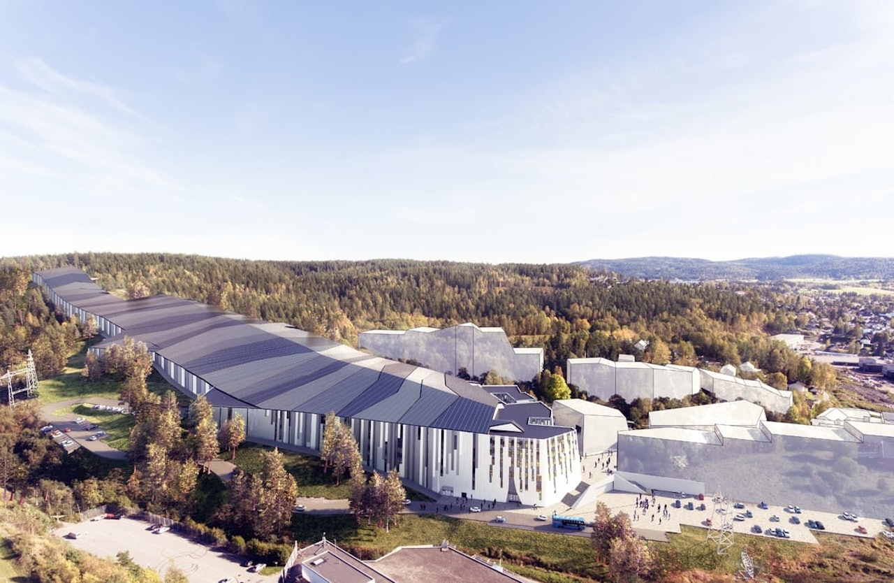 INNENDØRS: Skisenteret på Lørenskog blir innendørs. Nå kommer det også hotell for gjestene. Illustrasjon: Snø INNENDØRS: Skisenteret på Lørenskog blir innendørs. Nå kommer det også hotell for gjestene. Illustrasjon: Snø