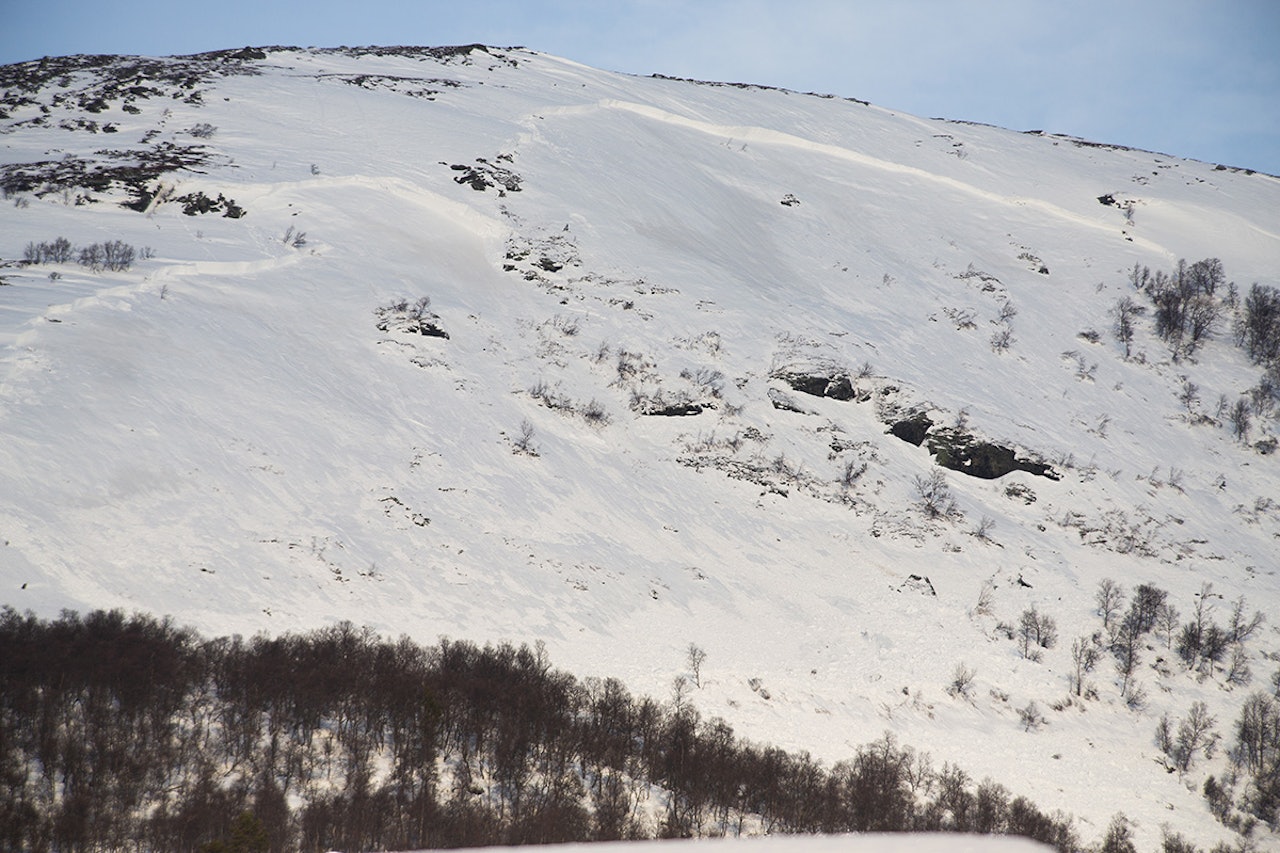 Snøskred Oppdal frikjøring freeride ski snø snowboard alpint oppdal skisenter Hovden Vangslia Stølen