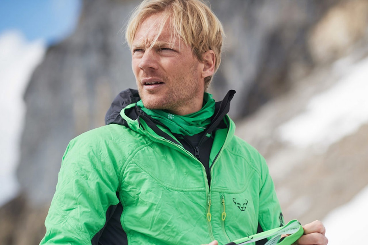 REKORDFORSØK: På åtte timer skal Benedict Böhm ta seg opp og ned Dhaulagiri VII. Foto: Dynafit REKORDFORSØK: På åtte timer skal Benedict Böhm ta seg opp og ned Dhaulagiri VII. Foto: Dynafit