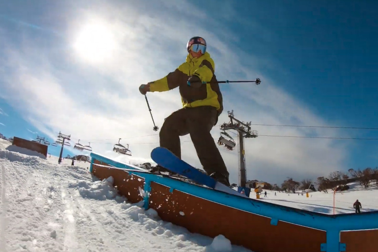 SESONGOPPKJØRING: Øystein Bråten i Perisher. Foto: Skjermdump SESONGOPPKJØRING: Øystein Bråten i Perisher. Foto: Skjermdump