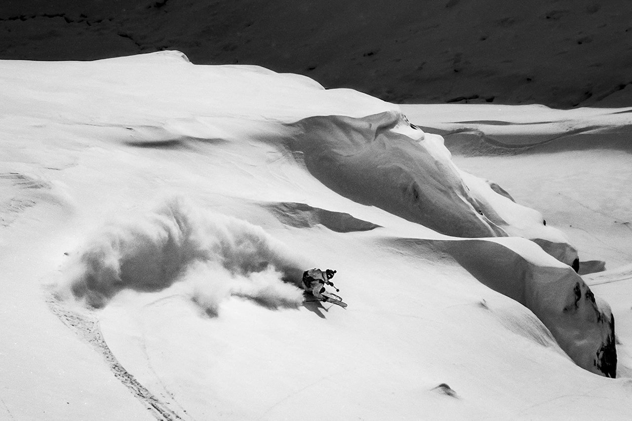 JULEFERIE: Trygg Lindkjølen kjørte flere store, fine linjer i jula. Foto: Vegard Byrkjeland Aasen Trygg Lindkjølen