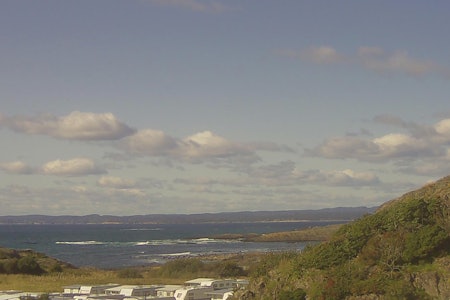 SALTSTEINEN: Slik ser det ut på Saltsteinen fredag formiddag. Foto: Oddane Sand SALTSTEINEN: Slik ser det ut på Saltsteinen fredag formiddag. Foto: Oddane Sand