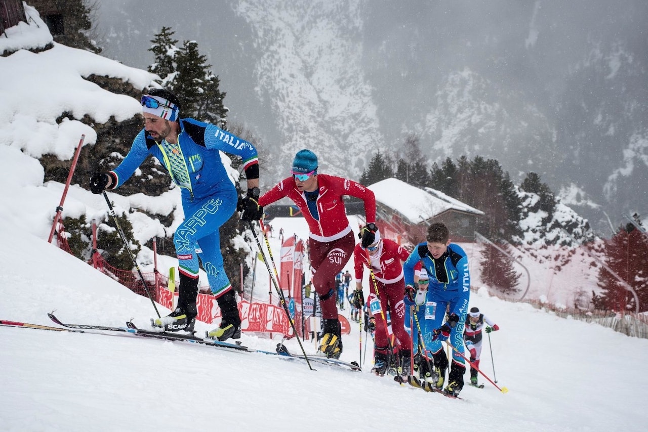 Det var italienere, sveitsere og franskmenn som dominerte helgas runde i randonee-verdenscupen i Andorra. Foto: International Ski Mountaineering Federation Det var italienere, sveitsere og franskmenn som dominerte helgas runde i randonee-verdenscupen i Andorra. Foto: International Ski Mountaineering Federation