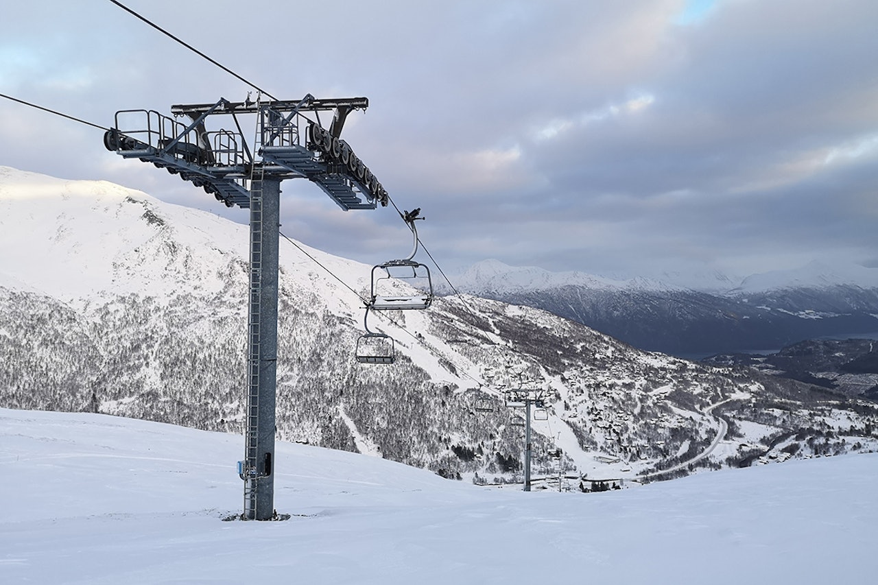 NYSNØ: Strandafjellet har fått et bra påfyll av snø, og venter mer de neste dagene. Foto: Karsten Gefle NYSNØ: Strandafjellet har fått et bra påfyll av snø, og venter mer de neste dagene. Foto: Karsten Gefle