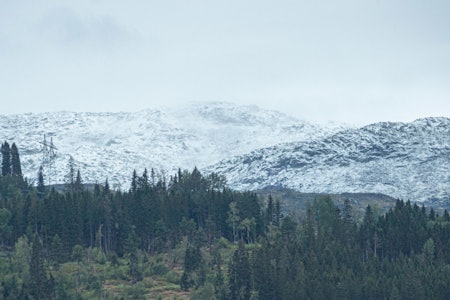 SNØFALL: Her ligger snøen rundt 1000-1100 moh. Foto: Sogndal Skisenter - Hodlekve