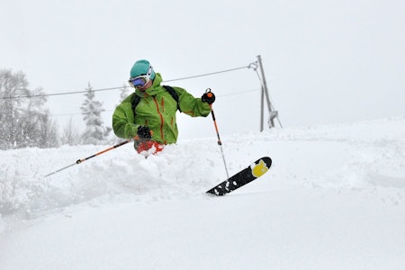 NYSNØ: Det skal snø godt i Oslo og områdene rundt de neste dagene. Bildet tatt ved en tidligere anledning. Foto: Thomas Berge Foyn Oslo Vinterpark snø