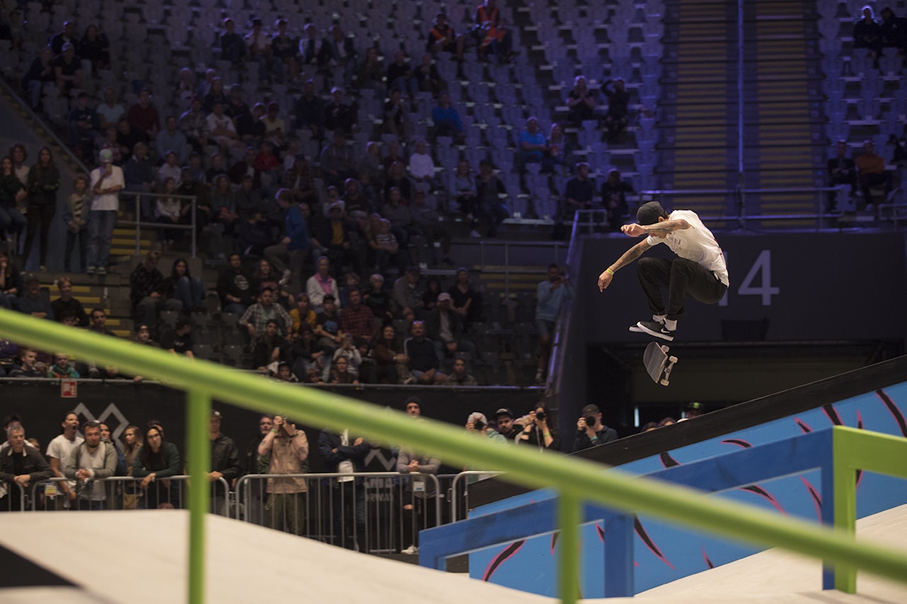 Denne helgen var stjernene innen ski, skate og snowboard (for å nevne noen) samlet i Telenor Arena for X Games. Foto: Kalle Hägglund Denne helgen var stjernene innen ski, skate og snowboard (for å nevne noen) samlet i Telenor Arena for X Games. Foto: Kalle Hägglund