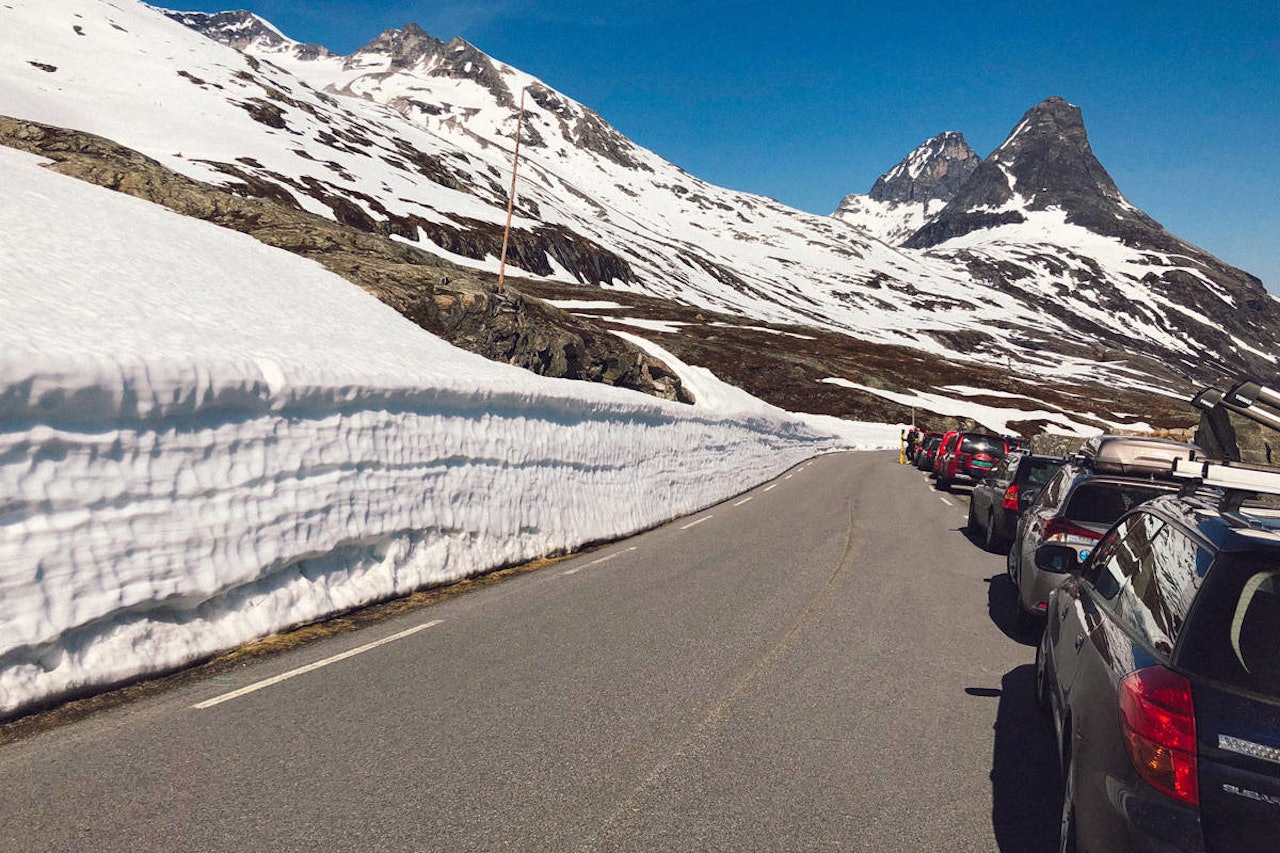 ÅPNER: Nå åpner endelig Trollstigen - enten fredag eller lørdag. Foto: Robert Aaring Trollstigen