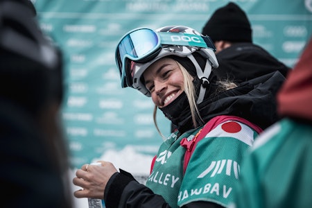 SEIER I FWT: Hedvig Wessel i målområdet etter seieren. Foto: Jeremy Bernard / Freeride World Tour SEIER I FWT: Hedvig Wessel i målområdet etter seieren. Foto: Jeremy Bernard / Freeride World Tour
