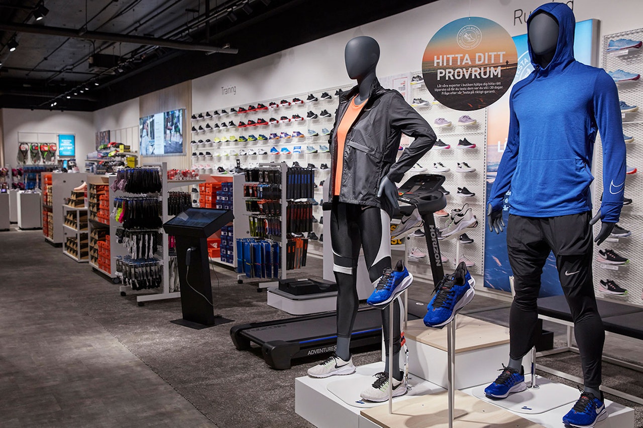 UTVIDER: Konkurransetilsynet utvider fristen for godkjenning av sammenslåingen. Her fra en Intersport-butikk. Foto: Intersport Intersport Sport 1