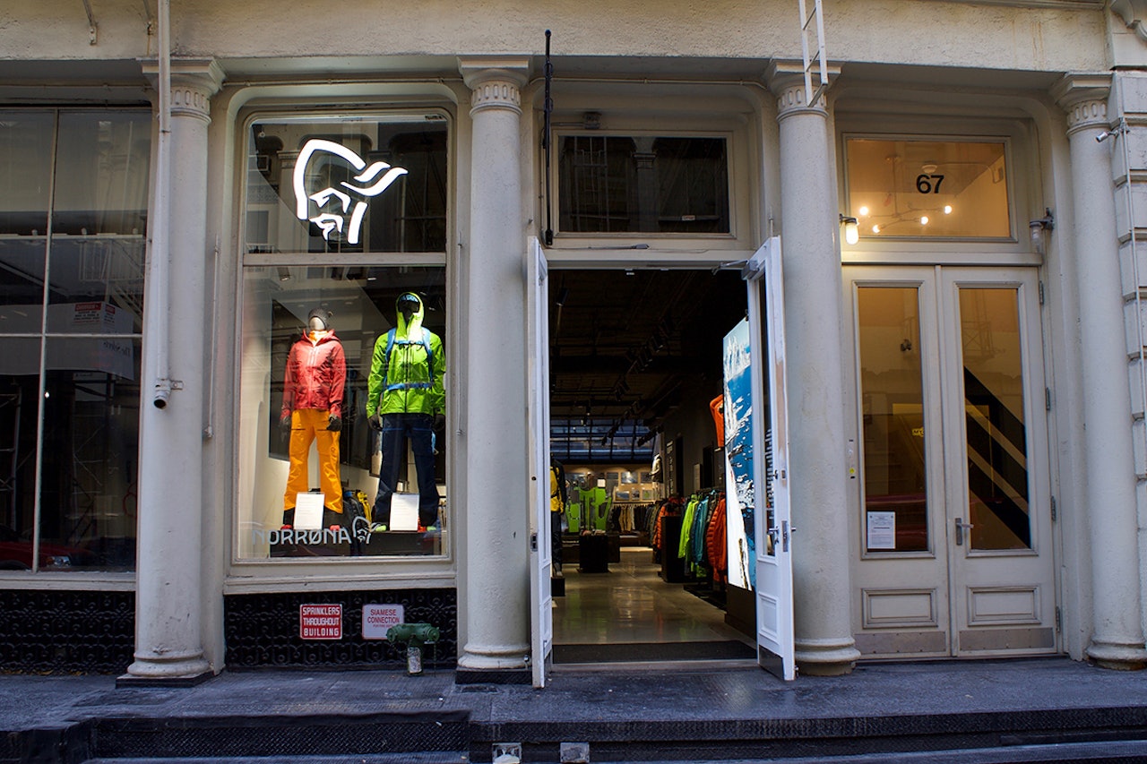 KJØPER HVITSERK OF NORWAY: Norrøna skal satse mer på turisme. Her illustrert med deres nye butikk i New York. Foto: Norrøna KJØPER HVITSERK OF NORWAY: Norrøna skal satse mer på turisme. Her illustrert med deres nye butikk i New York. Foto: Norrøna