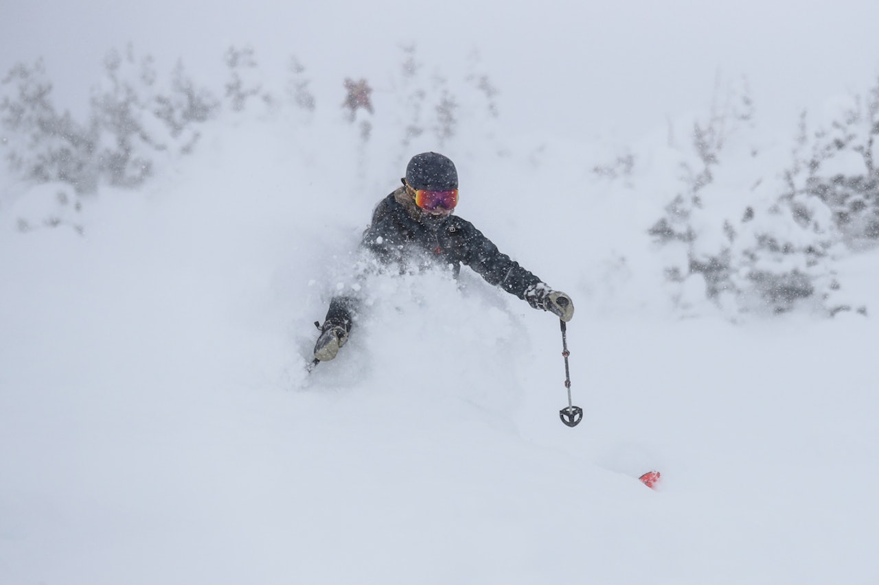 PUDDER: Alta i Utah har levert noen vanvittige dager for Lisen Strøm. Foto: Libby Ellis PUDDER: Alta i Utah har levert noen vanvittige dager for Lisen Strøm. Foto: Libby Ellis