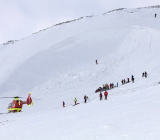 HEFTIG ORDBRUK: Sofie Stranger tar et oppgjør med hetsen etter skreduykker. Her fra en tidligere ulykke. Foto: Tore Meirik Skredulykke