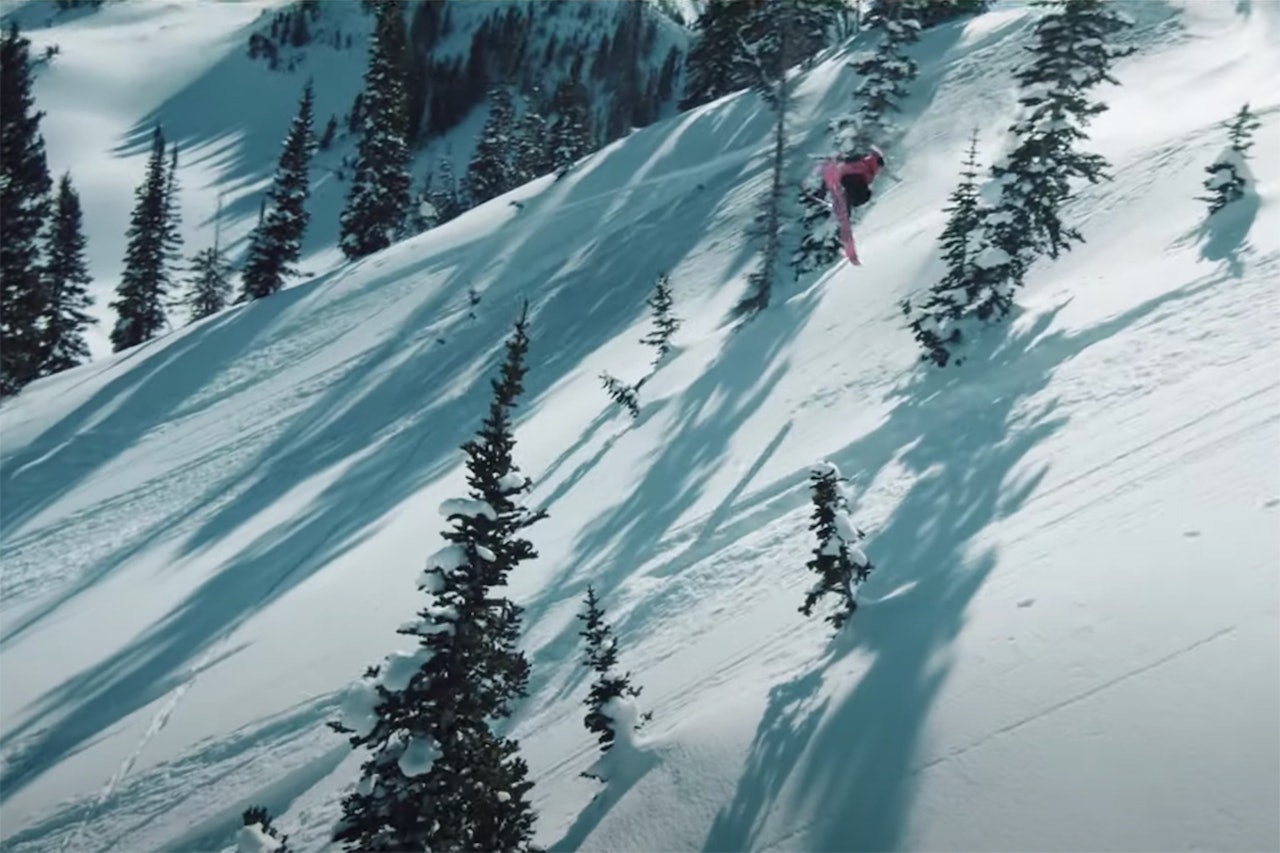 EDIT: Se Nicolas Gaillard fantastiske filming. Foto: Skjermdump Drone FPV Nicolas Gaillard