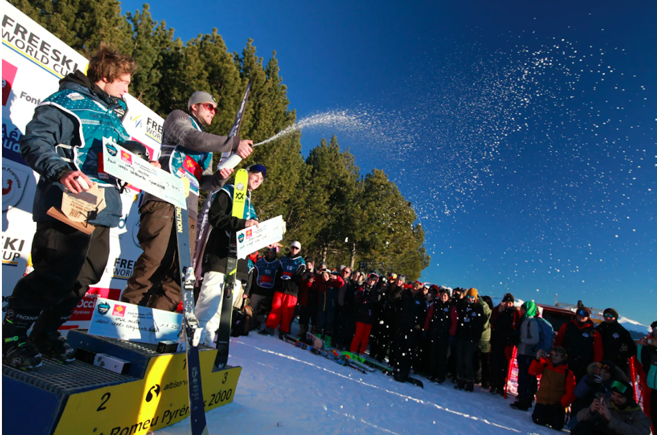 AMERIKANSK VINNER: Alexander Hall feirer seieren i verdenscupen. Foto: Pierre Mérimée AMERIKANSK VINNER: Alexander Hall feirer seieren i verdenscupen. Foto: Pierre Mérimée