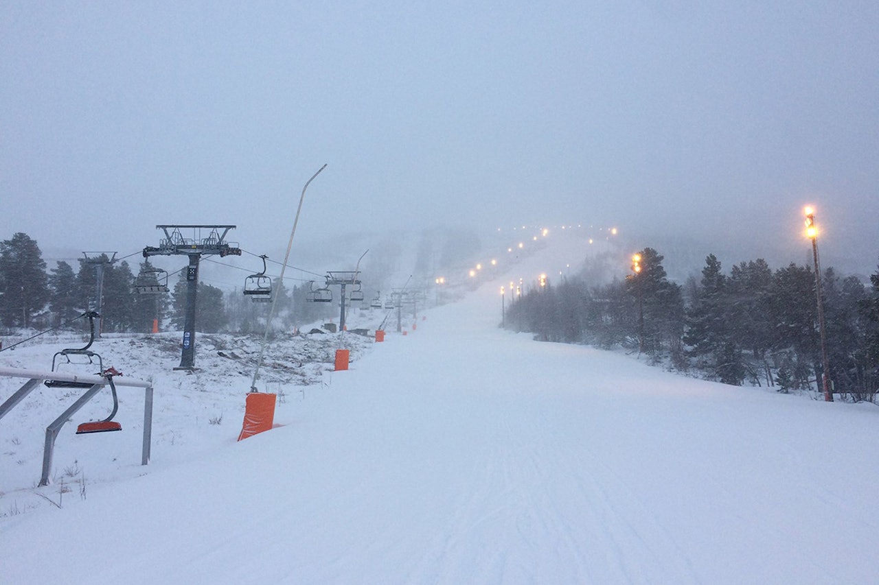 SNØ: Julesnøen kom til Geilo i år. Foto: Geilo Holiday SNØ: Julesnøen kom til Geilo i år. Foto: Geilo Holiday