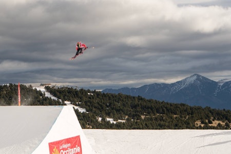ENESTE KVINNE: Johanne Killi er på plass i franske Font Romeu, hvor hun er eneste norske kvinne som kjører helgens verdenscuprunde i slopestyle. Foto: Christoffer Schach ENESTE KVINNE: Johanne Killi er på plass i franske Font Romeu, hvor hun er eneste norske kvinne som kjører helgens verdenscuprunde i slopestyle. Foto: Christoffer Schach