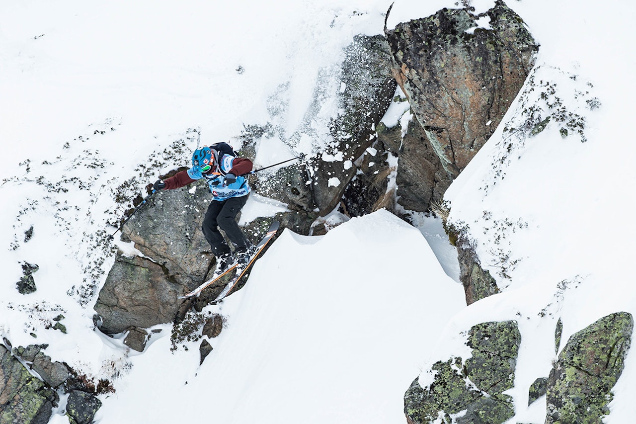 YNGSTEMANN: Ingen kjørere slo Sole August Andresen i kampen om å være yngst i Junior-VM: Her er han på vei inn til en imponerende 15. plass. Foto: Dom Daher YNGSTEMANN: Ingen kjørere slo Sole August Andresen i kampen om å være yngst i Junior-VM: Her er han på vei inn til en imponerende 15. plass. Foto: Dom Daher