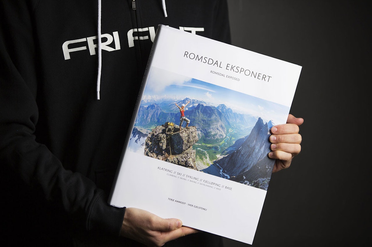 Romsdal Eksponert fra fri Flyt forlag, av Terje Aamodt og Iver Gjelstenli Romsdal Eksponert Fri Flyt