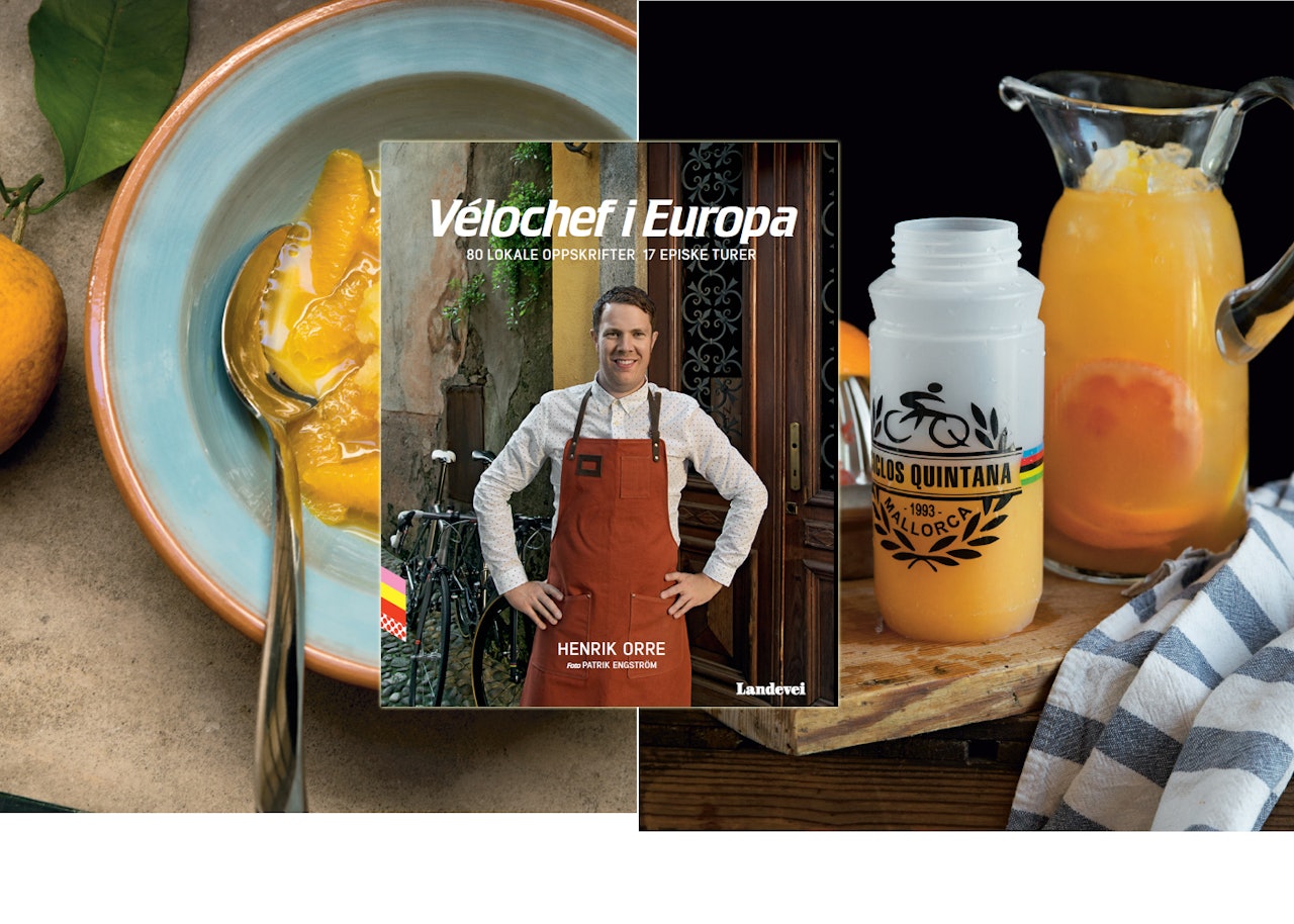 Velochef i Europa av Henrik Orre på Fri Flyt forlag Velochef i Europa av Henrik Orre på Fri Flyt forlag