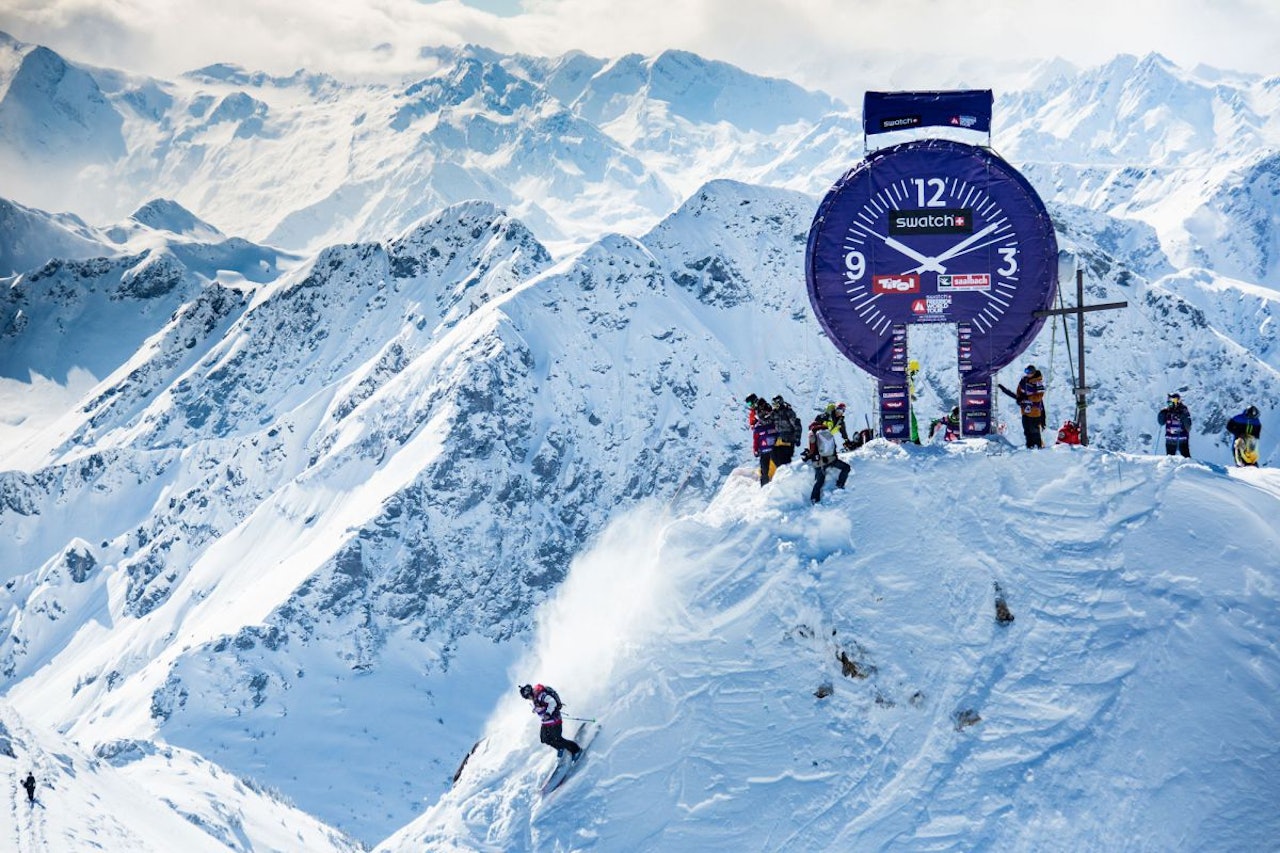 KONKURRANSE I DAG: Årets fjerde og nest siste runde i Freeride World Tour ser du dirkete her på friflyt.no. Foto: FWT KONKURRANSE I DAG: Årets fjerde og nest siste runde i Freeride World Tour ser du dirkete her på friflyt.no. Foto: FWT