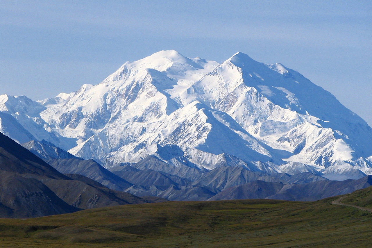6190 MOH: Slik ser Denali, tidligere Mount McKinley, ut. Foto: Wikimedia 6190 MOH: Slik ser Denali, tidligere Mount McKinley, ut. Foto: Wikimedia
