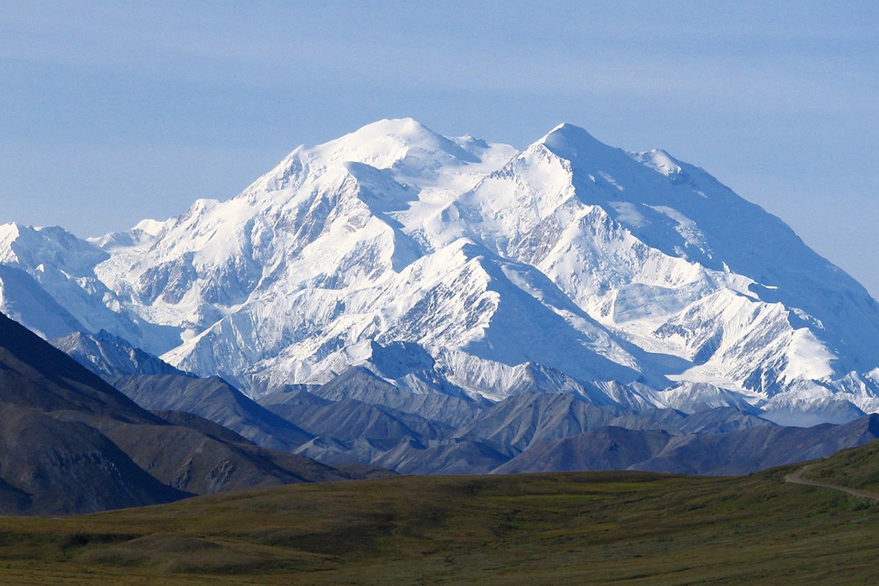 6190 MOH: Slik ser Denali, tidligere Mount McKinley, ut. Foto: Wikimedia