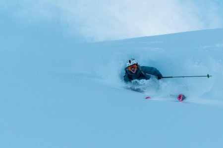 GODE DAGER: Linn Cecicile Mæhlum og Fimbul-laget traff godt med forholdene til webserien. Bilde: Henrik Ulleland/Fimbul GODE DAGER: Linn Cecicile Mæhlum og Fimbul-laget traff godt med forholdene til webserien. Bilde: Henrik Ulleland/Fimbul