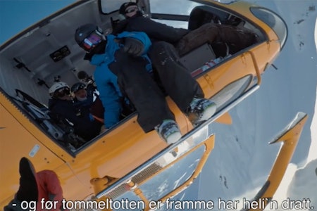 I HELIKOPTER: Se Eirik Finseths helikoptertur. Foto: Skjermdump I HELIKOPTER: Se Eirik Finseths helikoptertur. Foto: Skjermdump