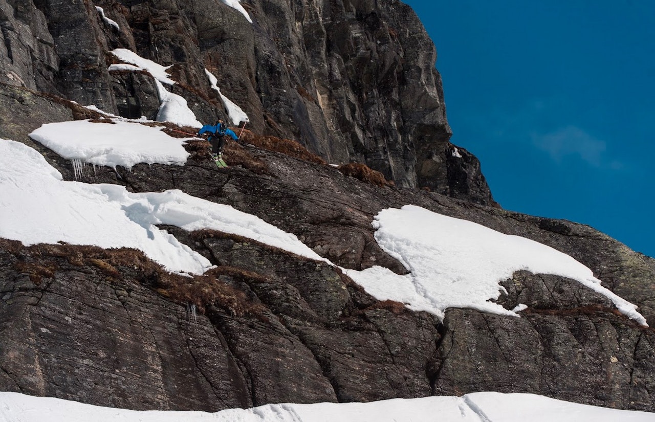 FINALE I RØLDAL: Tradisjonen tro avsluttes Norgescupen i frikjøring med Røldal Freeride Challenge. Bilde: Andreas Kalvig