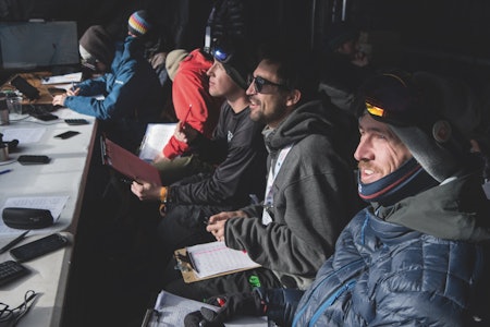 Norske Ole-Kristian Strøm (til høyre) er en av seks som skal dømme slopestyle og halfpipe under Vinter-OL i Sør-Korea. Bilde: Mateusz Kielpinski Norske Ole-Kristian Strøm (til høyre) er en av seks som skal dømme slopestyle og halfpipe under Vinter-OL i Sør-Korea. Bilde: Mateusz Kielpinski