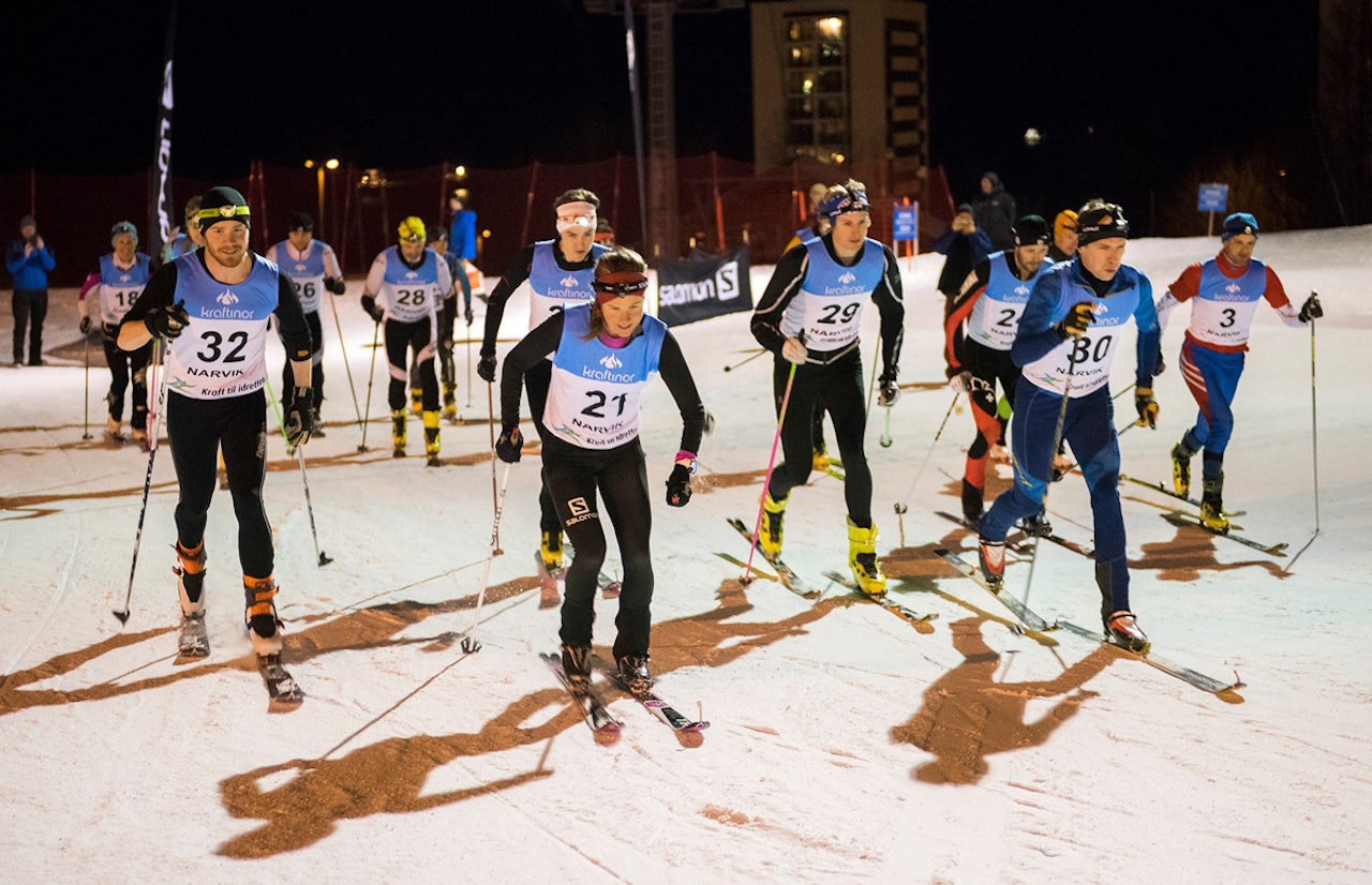SUVEREN: Emilie Forsberg (nummer 21) imponerte stort i Narvik. Foto: Rune Dahl SUVEREN: Emilie Forsberg (nummer 21) imponerte stort i Narvik. Foto: Rune Dahl