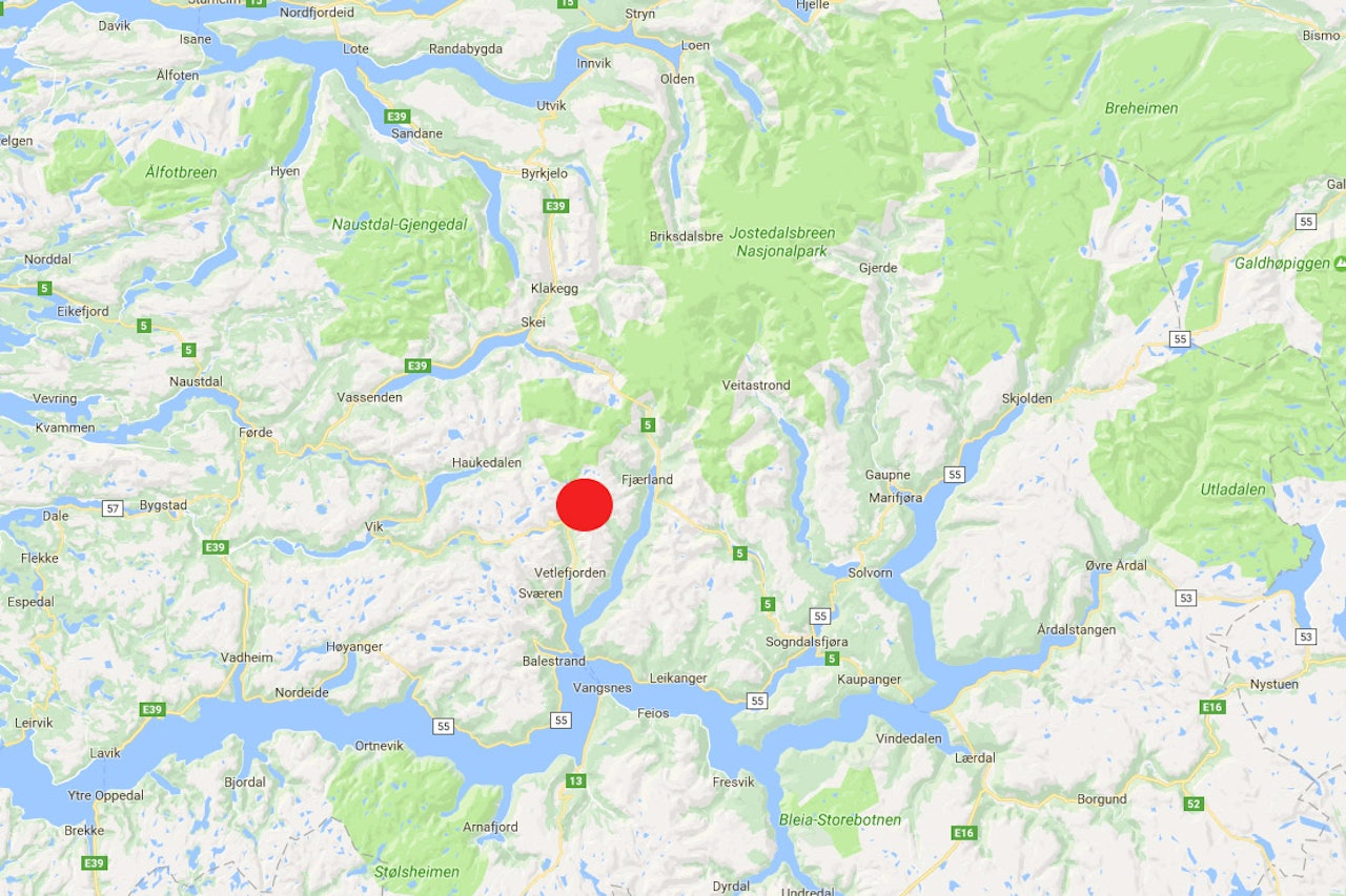 OMKOM: Det var i dette området han ble funnet tirsdag kveld. Foto: Google Maps OMKOM: Det var i dette området han ble funnet tirsdag kveld. Foto: Google Maps