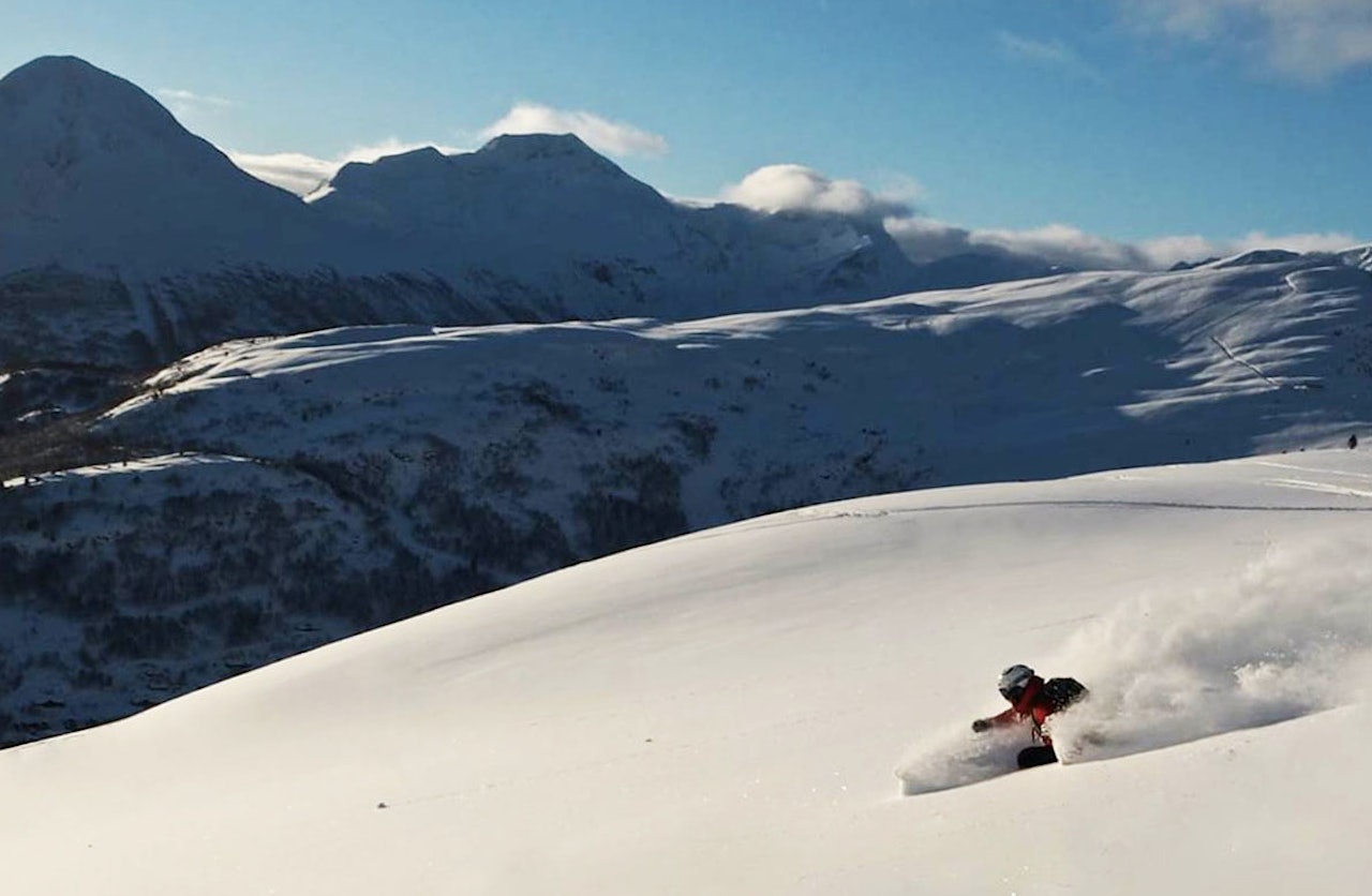 BLINK: Dette bildet fra Strandafjellet er en direkte konsekvens av å følge med på Fri Flyts snøvarsel. Arkivfoto: Simen Tott Sætre BLINK: Dette bildet fra Strandafjellet er en direkte konsekvens av å følge med på Fri Flyts snøvarsel. Arkivfoto: Simen Tott Sætre