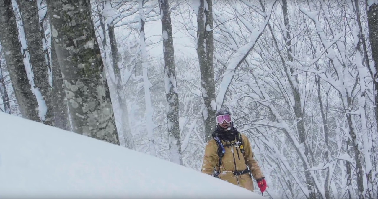 JAPOW: Jacob Wester er god på å finne god snø. JAPOW: Jacob Wester er god på å finne god snø.