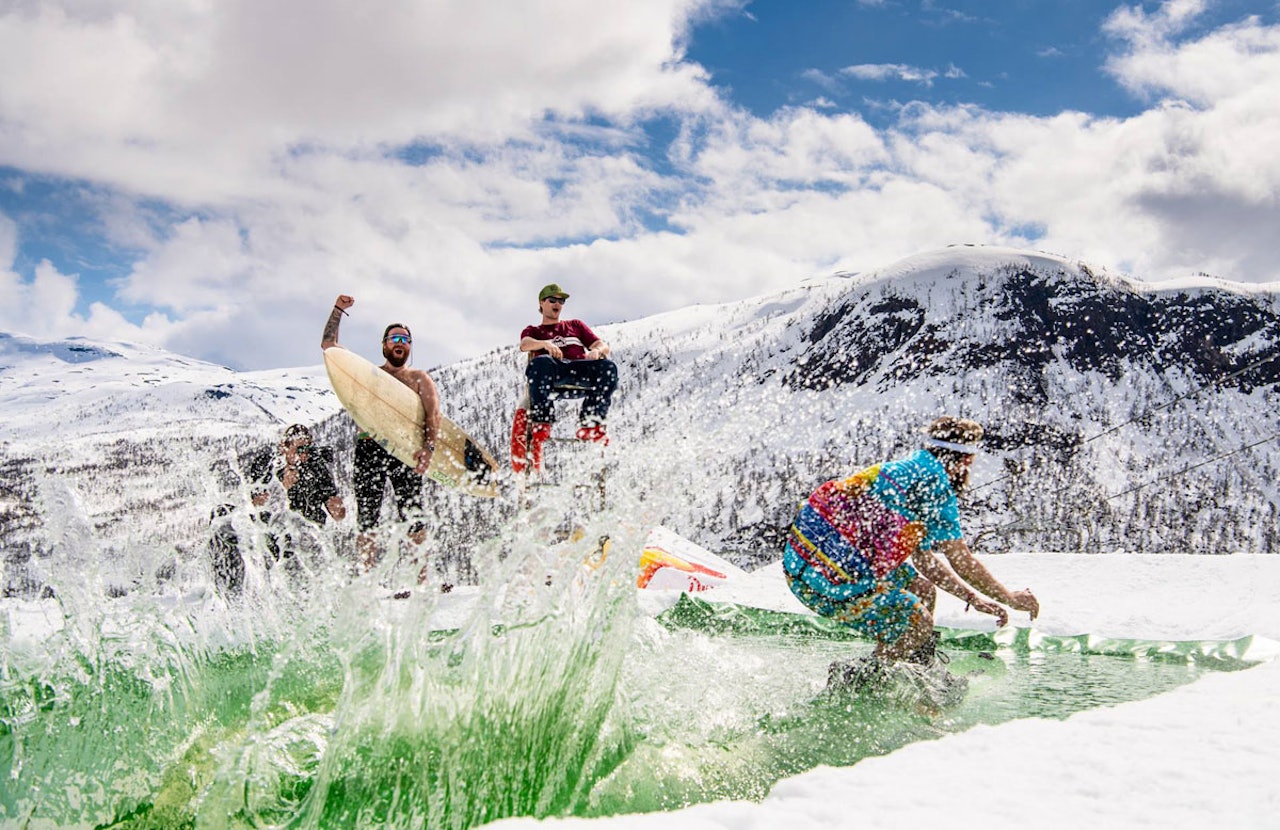 GLOVARMT: Vårens feteste parkarrangement må avlyses på grunn av sterk varme og snømangel. Foto: Sverre Hjørnevik