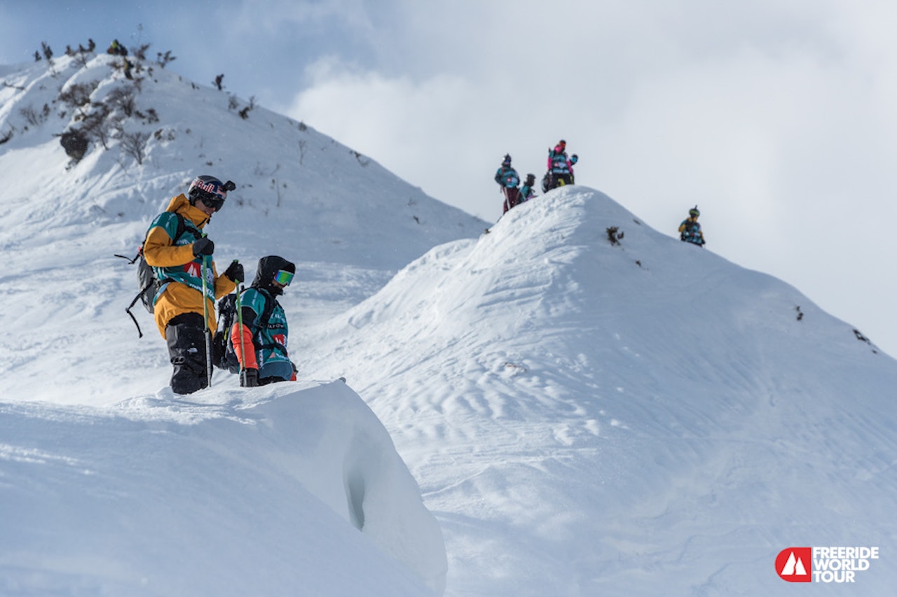 BEFARING: Fra søndagens «face-check» i Hakuba i Japan. Foto: Jeremy Bernard BEFARING: Fra søndagens «face-check» i Hakuba i Japan. Foto: Jeremy Bernard