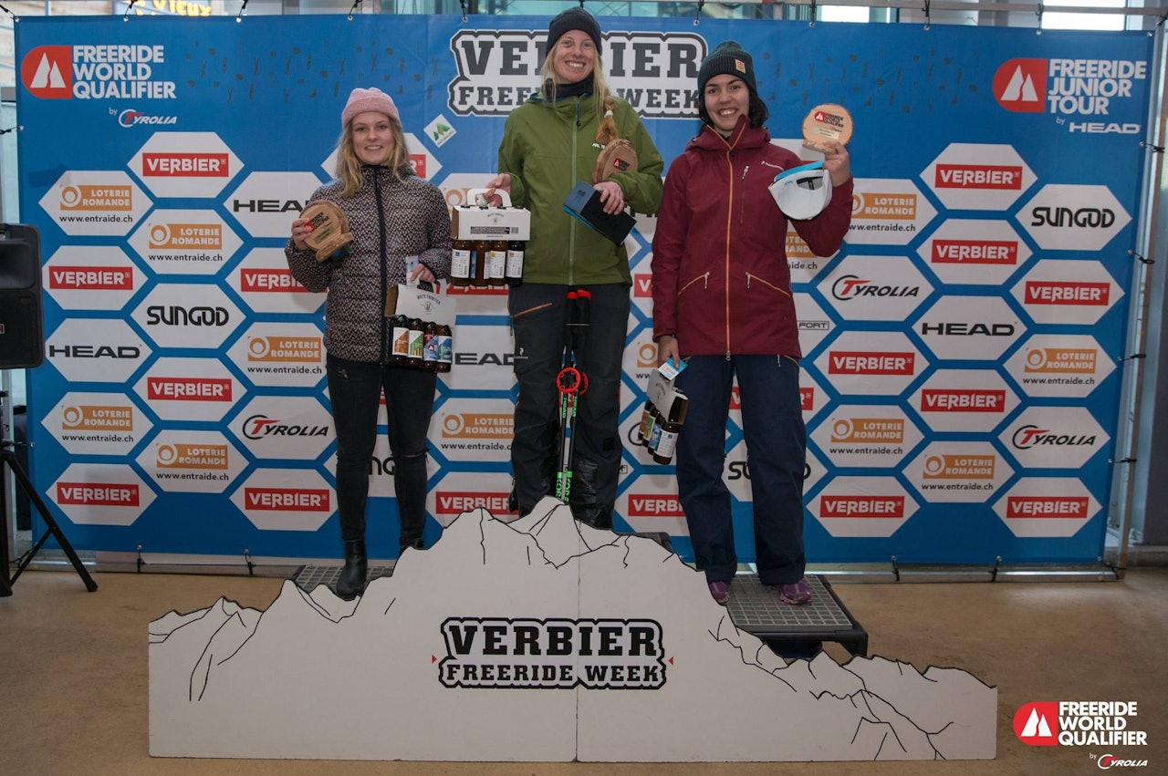 VINNER-RUNNET: Ida Gunleiksrud tok nok en seier i Verbier i dag. Foto: Thomas Bakker