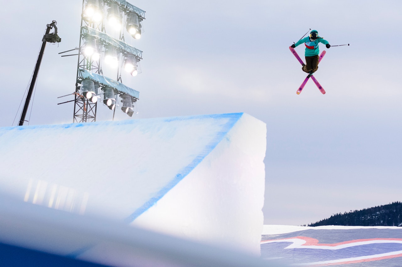 NOK EN SEIER: Johanne Killi – her fra da hun vant X Games på Hafjell i fjor – tok nok en viktig slopestyleseier denne helga. Foto: Brett Wilhelm