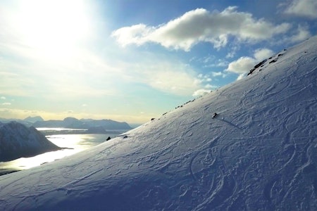 GODE FORHOLD: Slutten av påsken ble særdeles god for Lofoten. Foto: Skjermdump